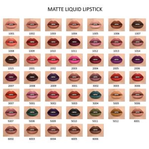 Set de muestras de barra de labios líquida mate - Aurora Cosmetics