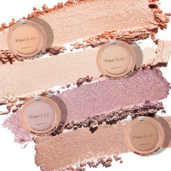 Highlighter Pressed Powders (Rose Gold Jar)