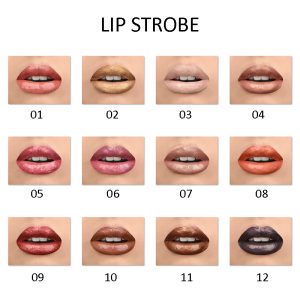 couleurs stroboscopiques sur les lèvres