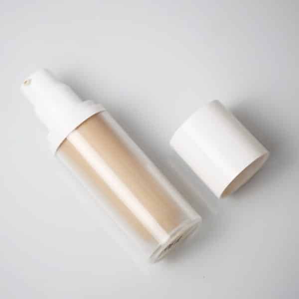foundation white container