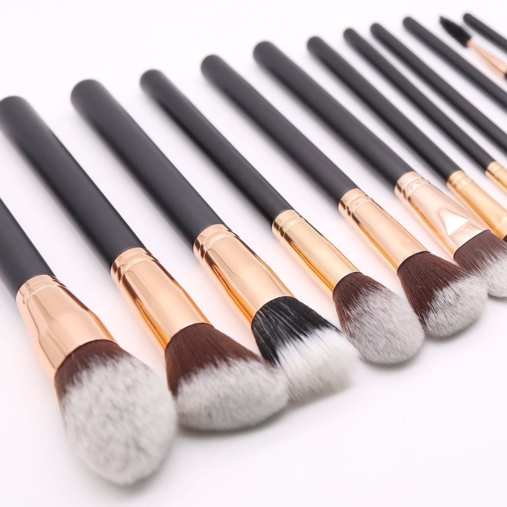 Classic Makeup Brush Rose Gold - Professional Makeup Brushes Private Label Classic Makeup Brush Rose Gold - Professional Makeup Brushes Private Label