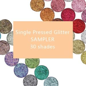 Single Pressed glitter all colors