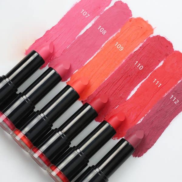 matte lipstick color 107-112