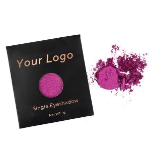 single eyeshadow envelop with logo printed