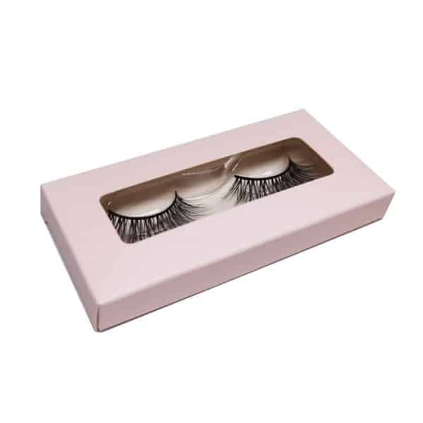 single pink lash box