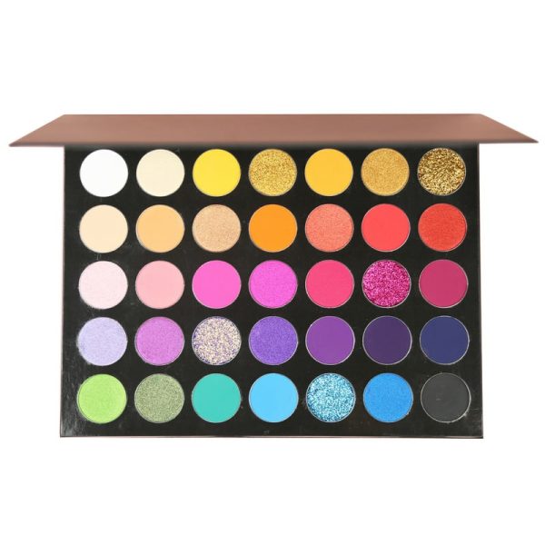 Paleta de colores Pro negra - Aurora Cosmetics