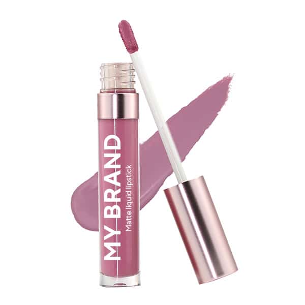 barra de labios líquida mate oro rosa - Aurora Cosmetics