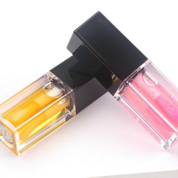 private label lip oil black tube