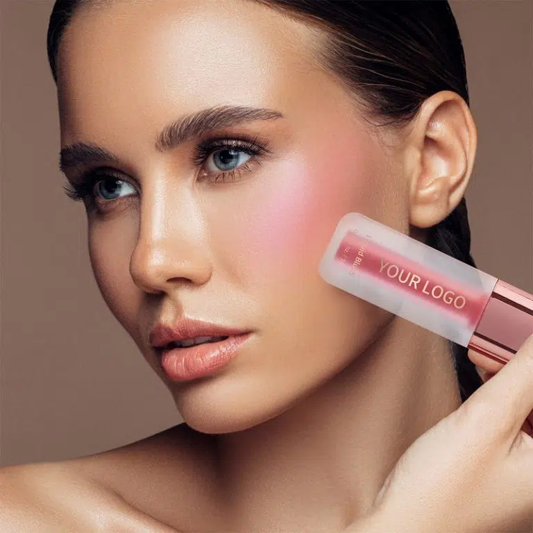 liquid-blush with model