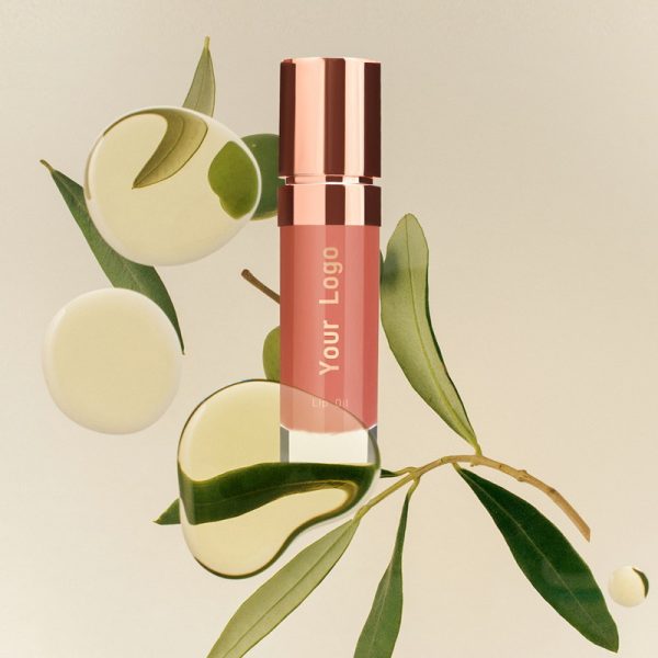 high shine lip oil marketing image