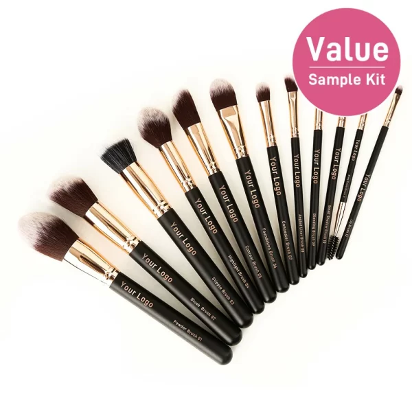 Sample Kit - Classic Makeup Brush 12 Pcs