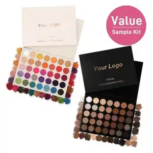 Sample Kit - Pro Eyeshadow Palette Set Black + Light Beidge