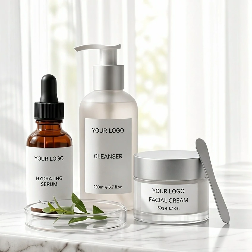 Aurora private label cosmetics and skincare packaging process