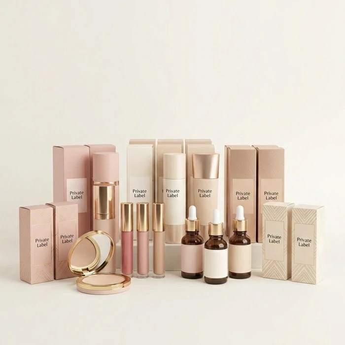 Retail ready private label beauty products